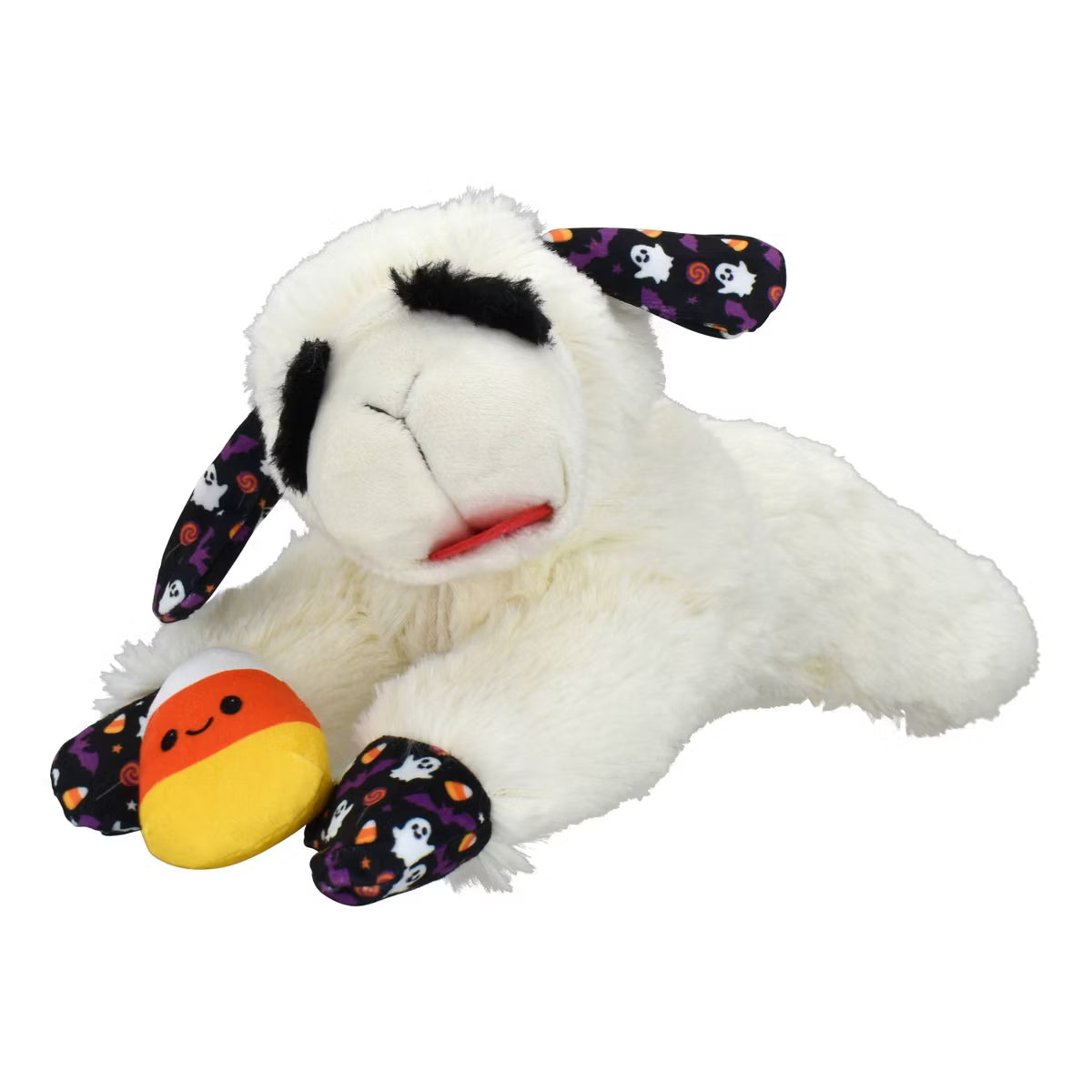 10.5" Lamb Chop with Candy Corn Interactive Plush Dog Toy