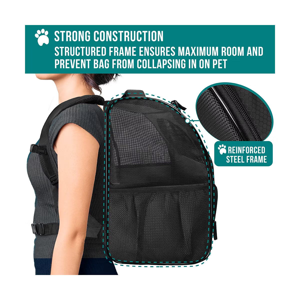 Premium Dog Backpack Carrier Small Large Cat Puppies