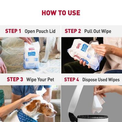 Nature's Miracle deodorizing bath dog wipes - image 5