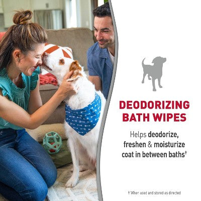 Nature's Miracle deodorizing bath dog wipes - image 3