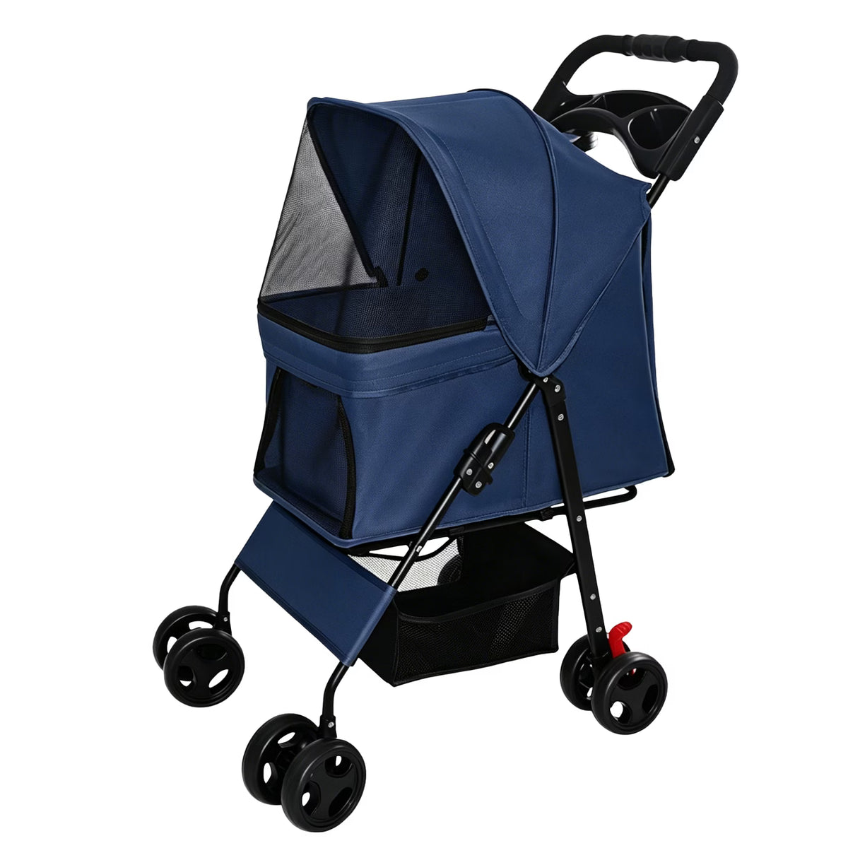 Pet Stroller for Small Dogs and Cats Under 28 lbs,