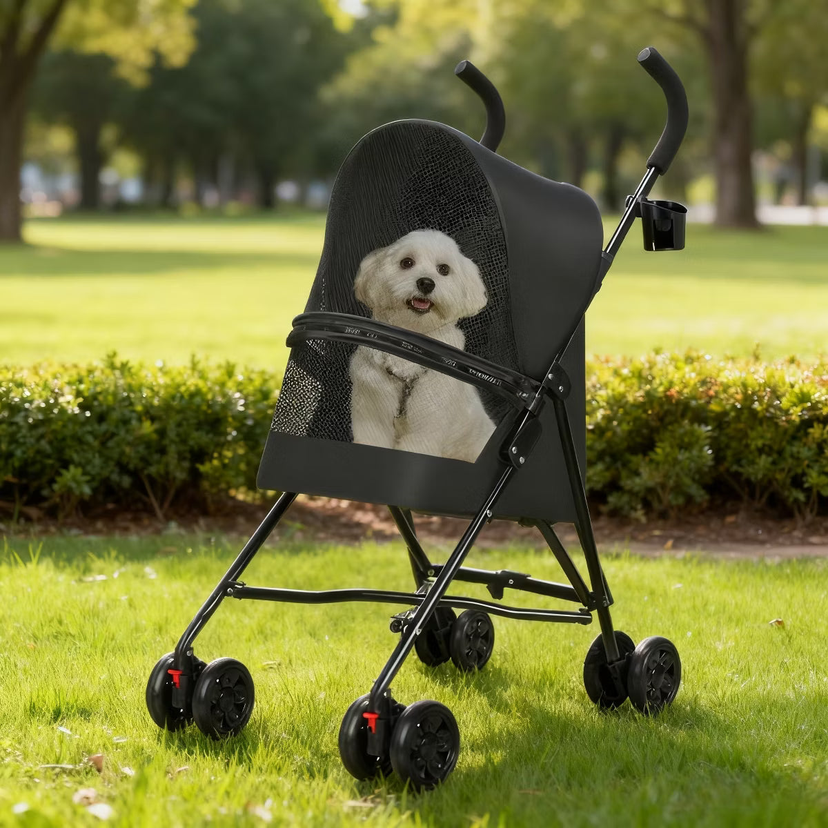 38.2-inch Pet Stroller (for Small Dogs and Cats