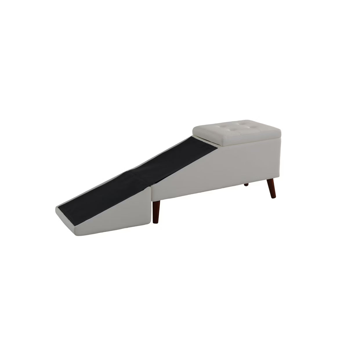 Pawridge 2-in-1 Split Foldable Pet Ramp Ottoman with Storage