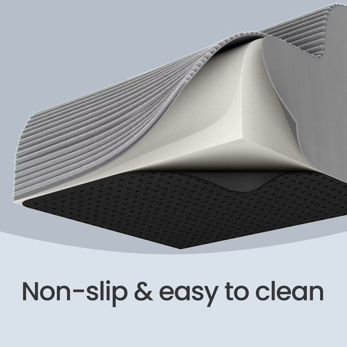 3-Step Dog Stairs, Anti-Slip Foam Pet Steps for Bed, 22.4 x 15.8 x 15.8 inches