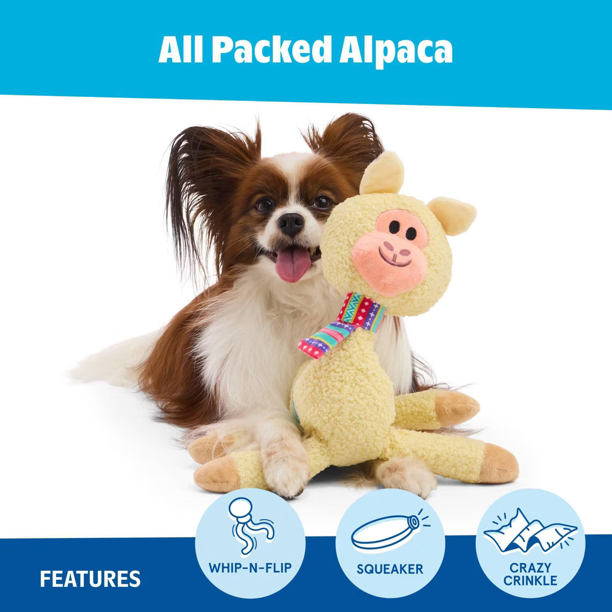 Alpaca Dog Plush Toy