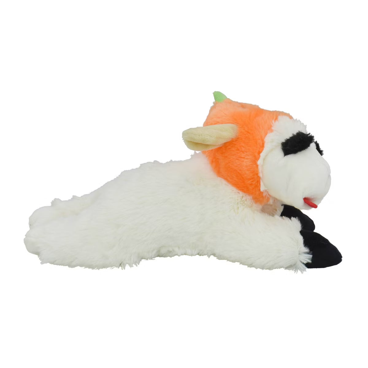 10.5" Lamb Chop with Pumpkin Hat Interactive Plush Dog Toy