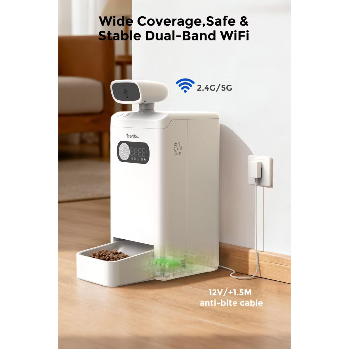Automatic Cat Feeder with Camera & AI Subscription