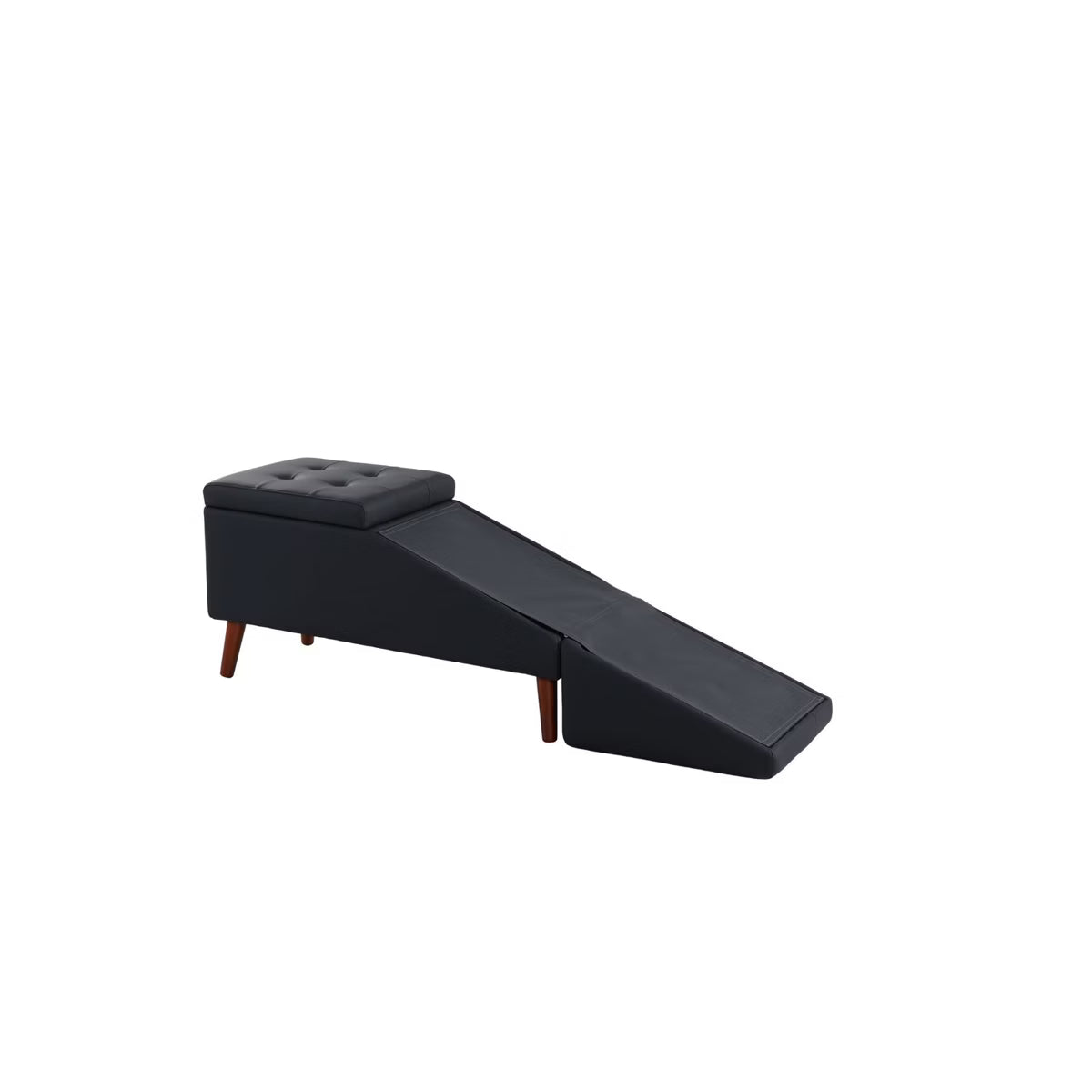 Pawridge 2-in-1 Split Foldable Pet Ramp Ottoman with Storage
