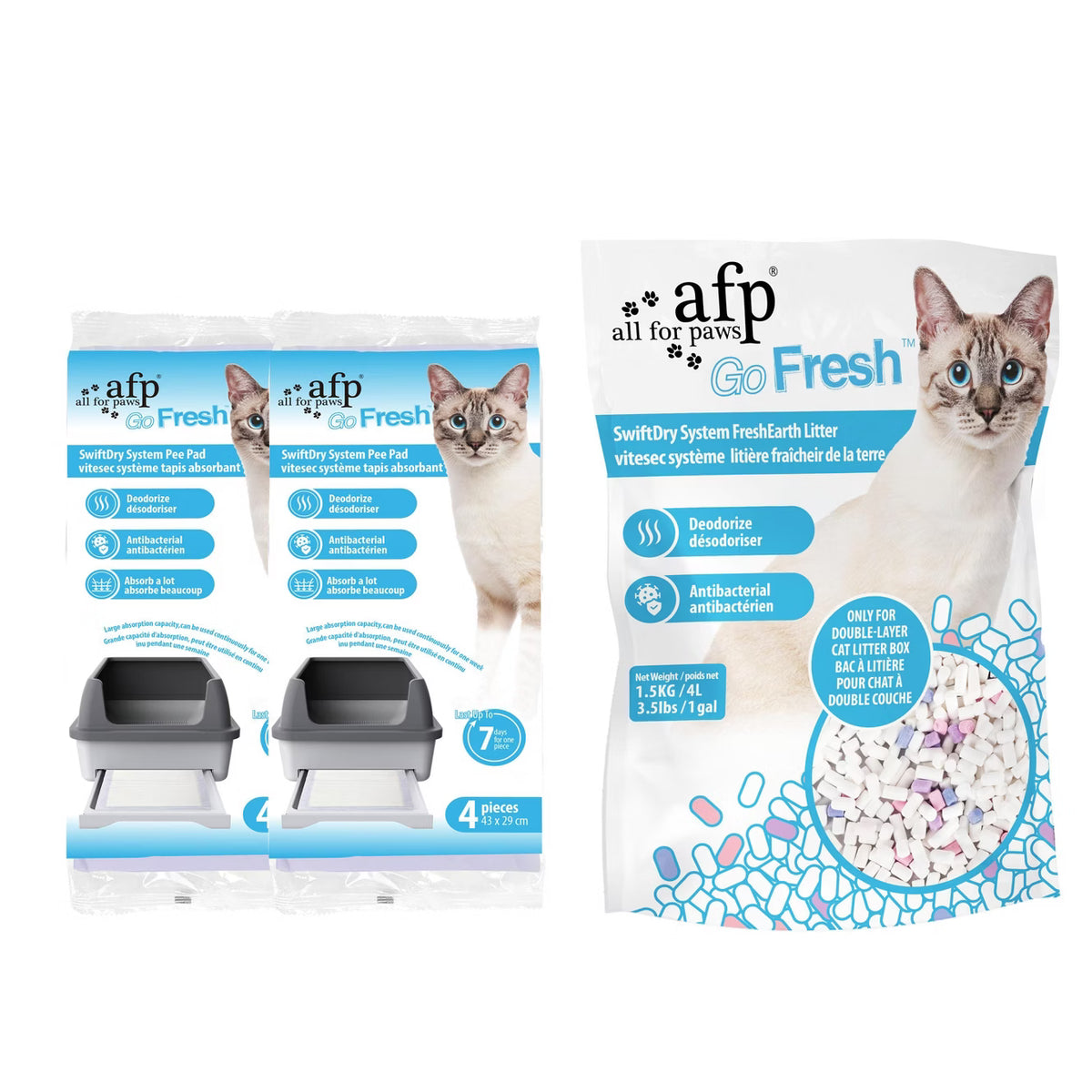 Go fresh-SwiftDry System Cat Litter Box