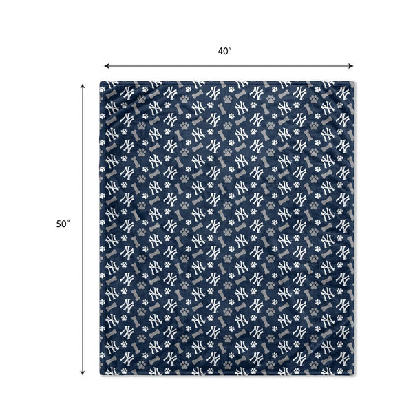 Yankees Bones Repeat Pet Blanket