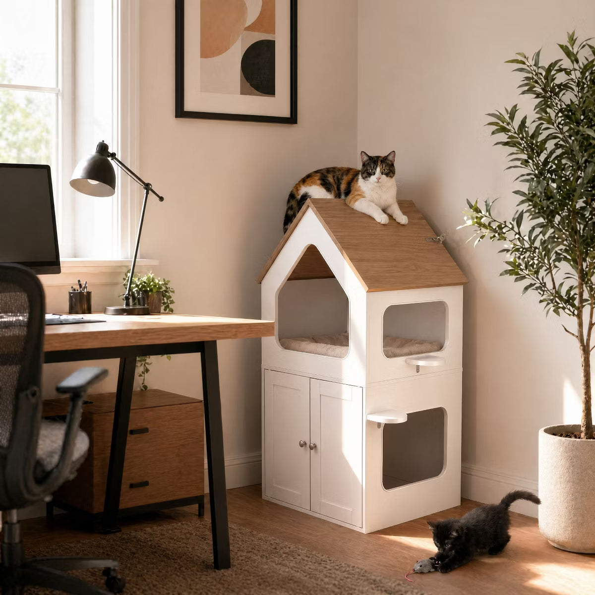 2-Story Cat House