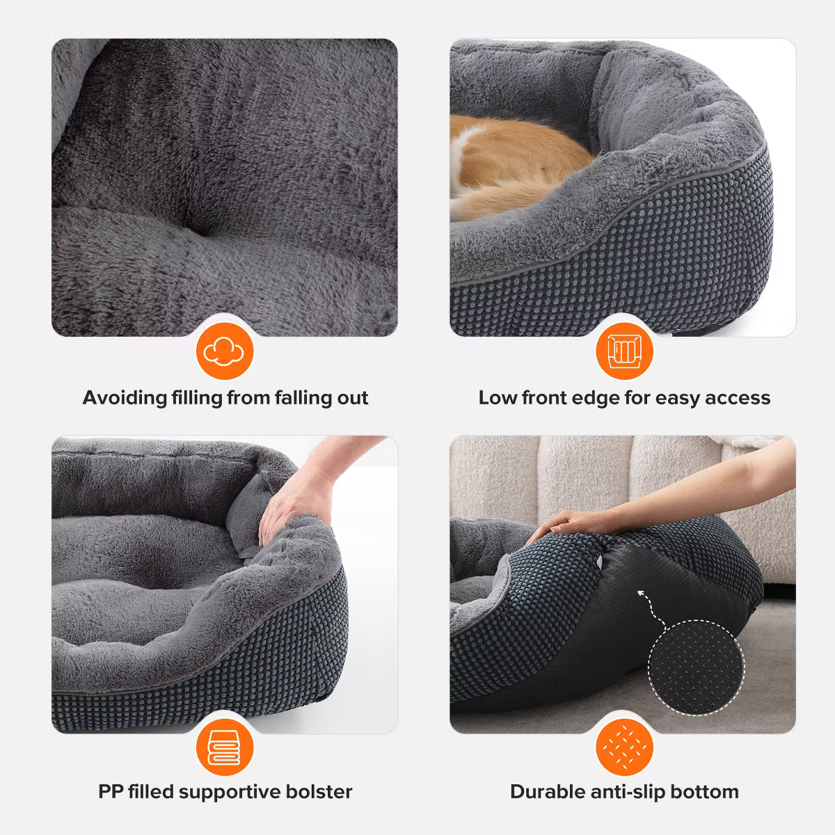 Cozy Small Dog & Cat Bed