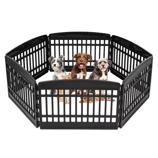 6-Panel 24" Pet Playpen, Puppy Playpen