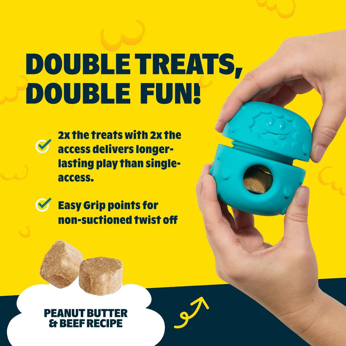 Troll Licksters Starter Dog Interactive Toy Set - Blue - XS/S