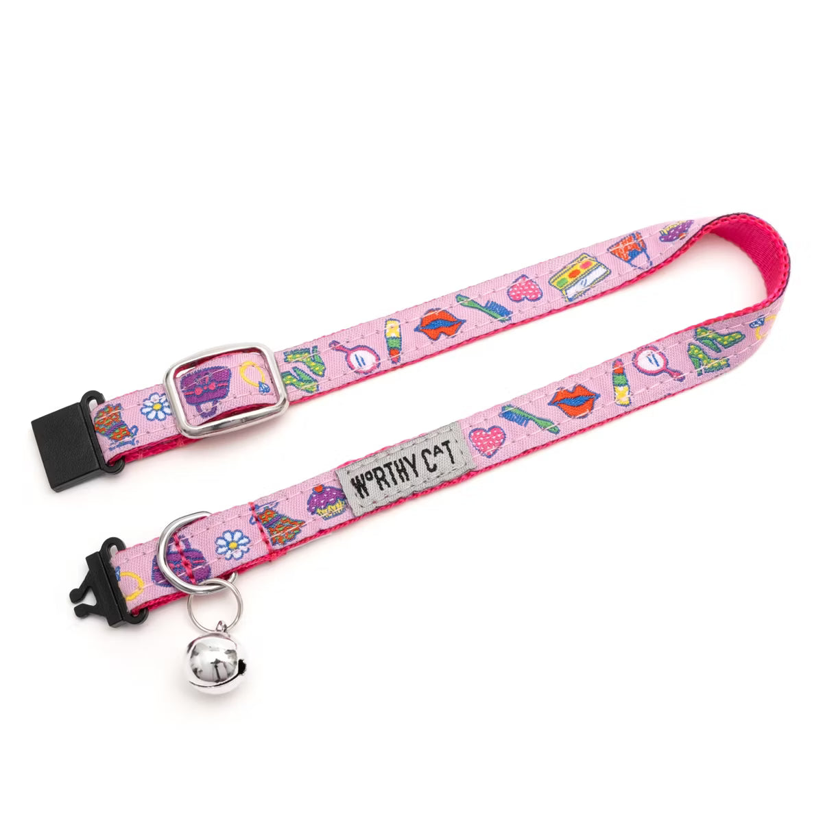 Breakaway Adjustable Cat Collar Pink One Size