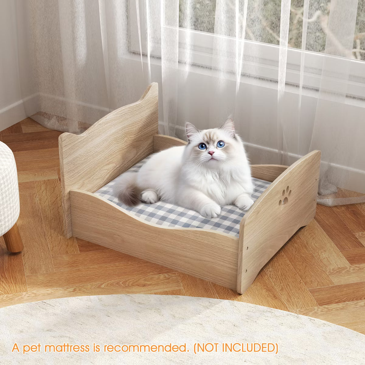 levated Pet Bed Frame Indoor Large Cat Bed