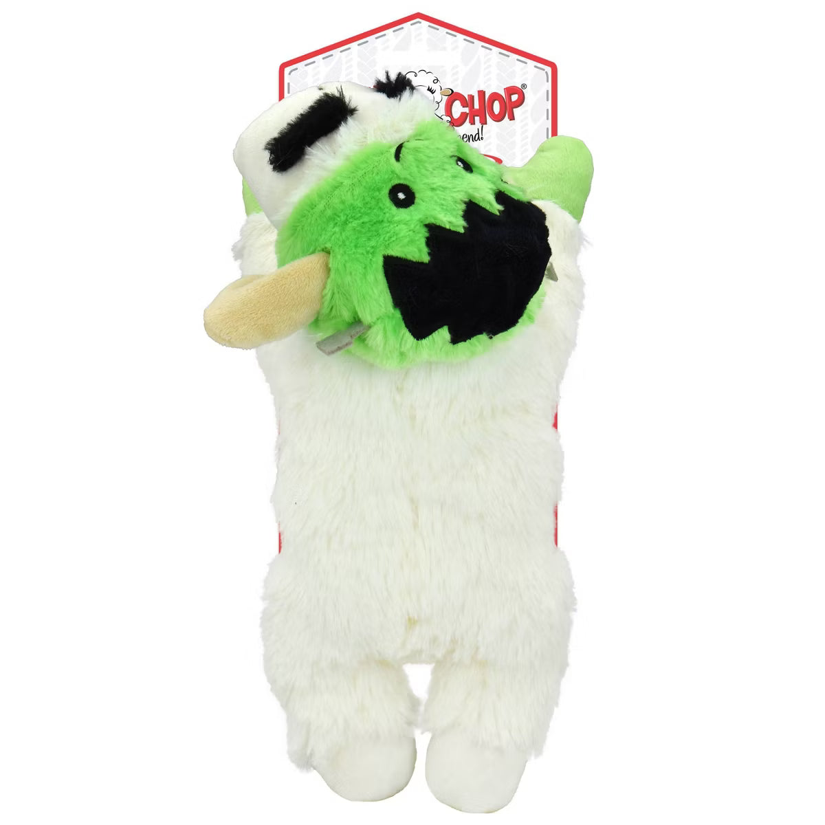 10.5" Lamb Chop with Frankenstein Hat Interactive Plush Dog Toy