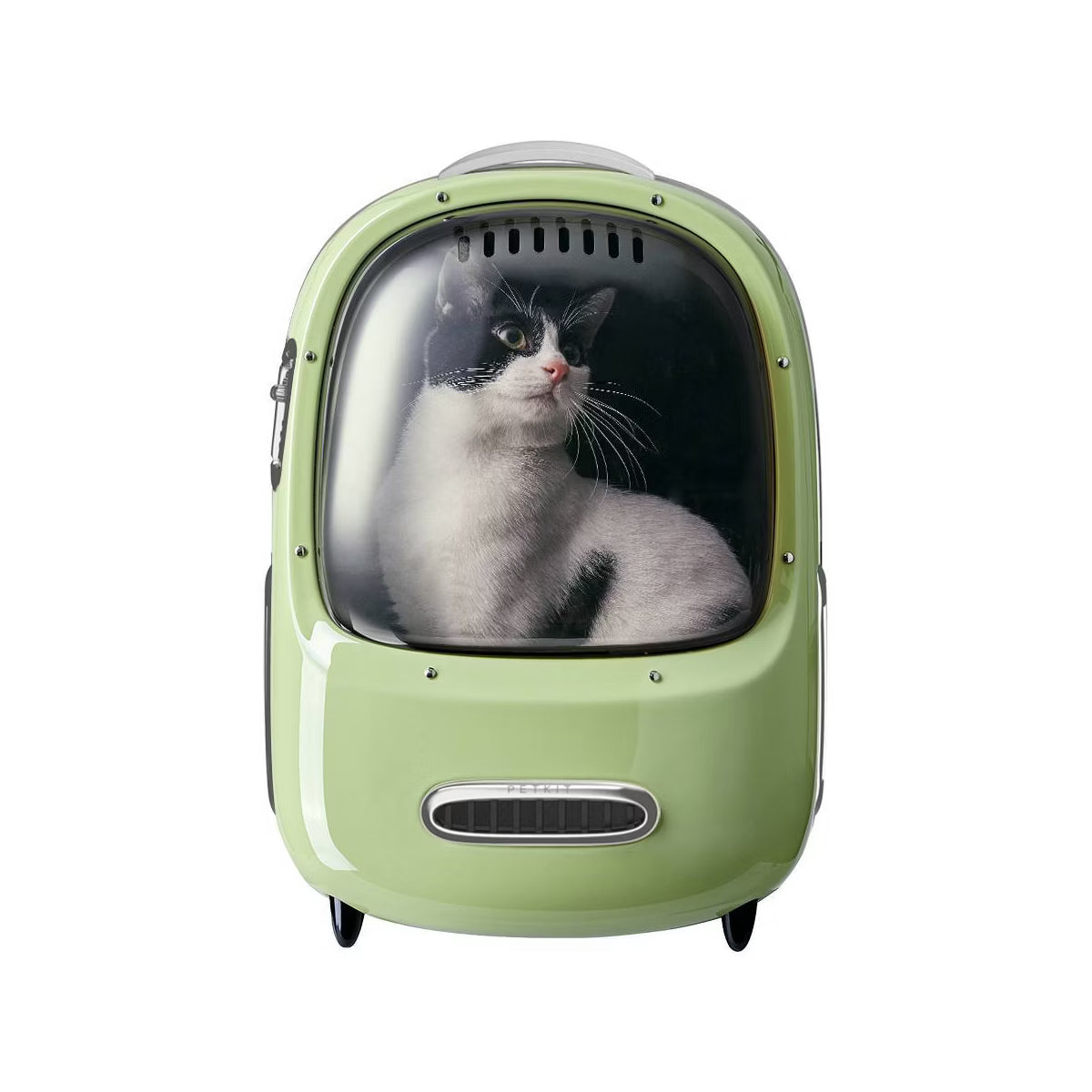 Small Breezy Dome Dog and Cat Backpack Carrier Green
