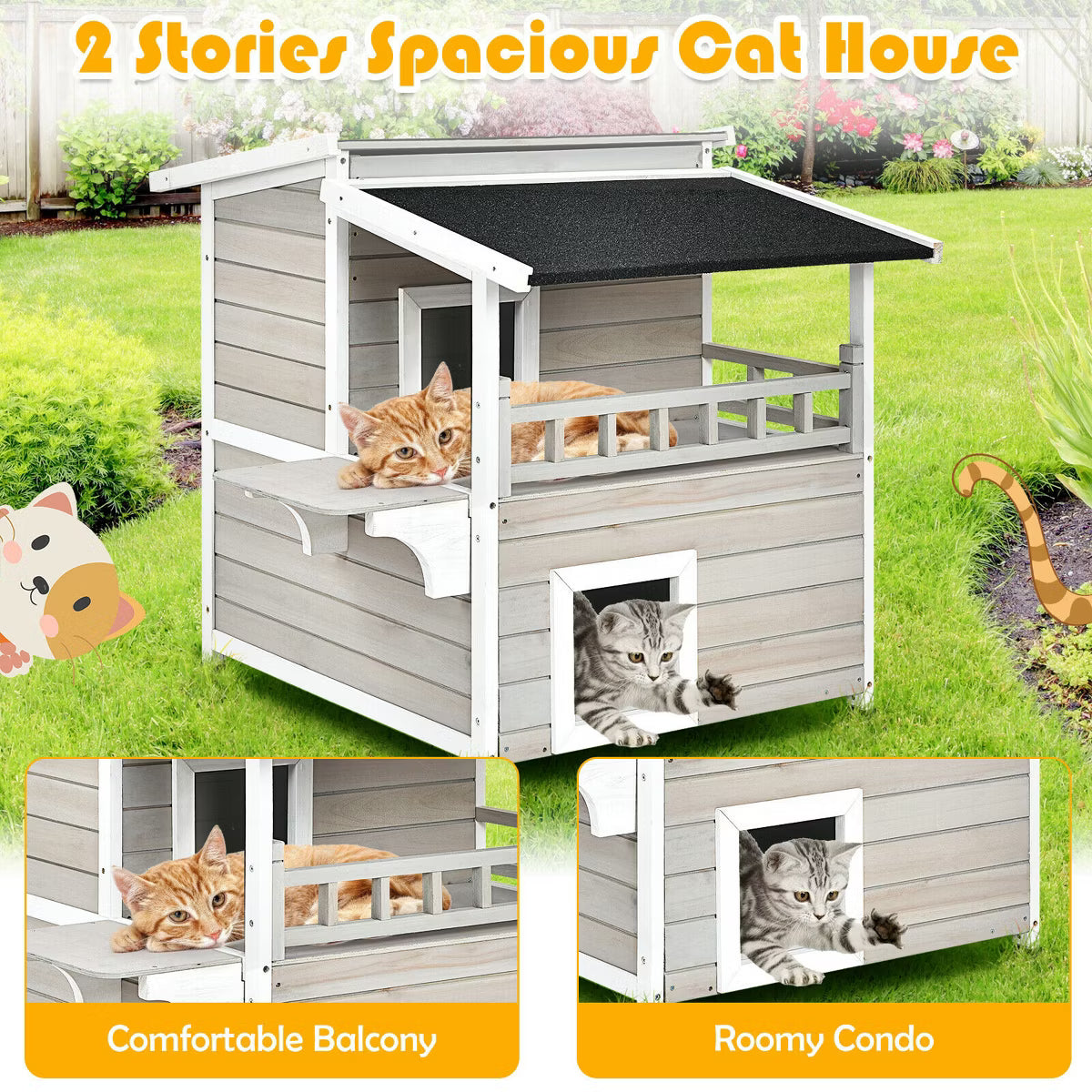 Luxurious Cat Shelter House Condo