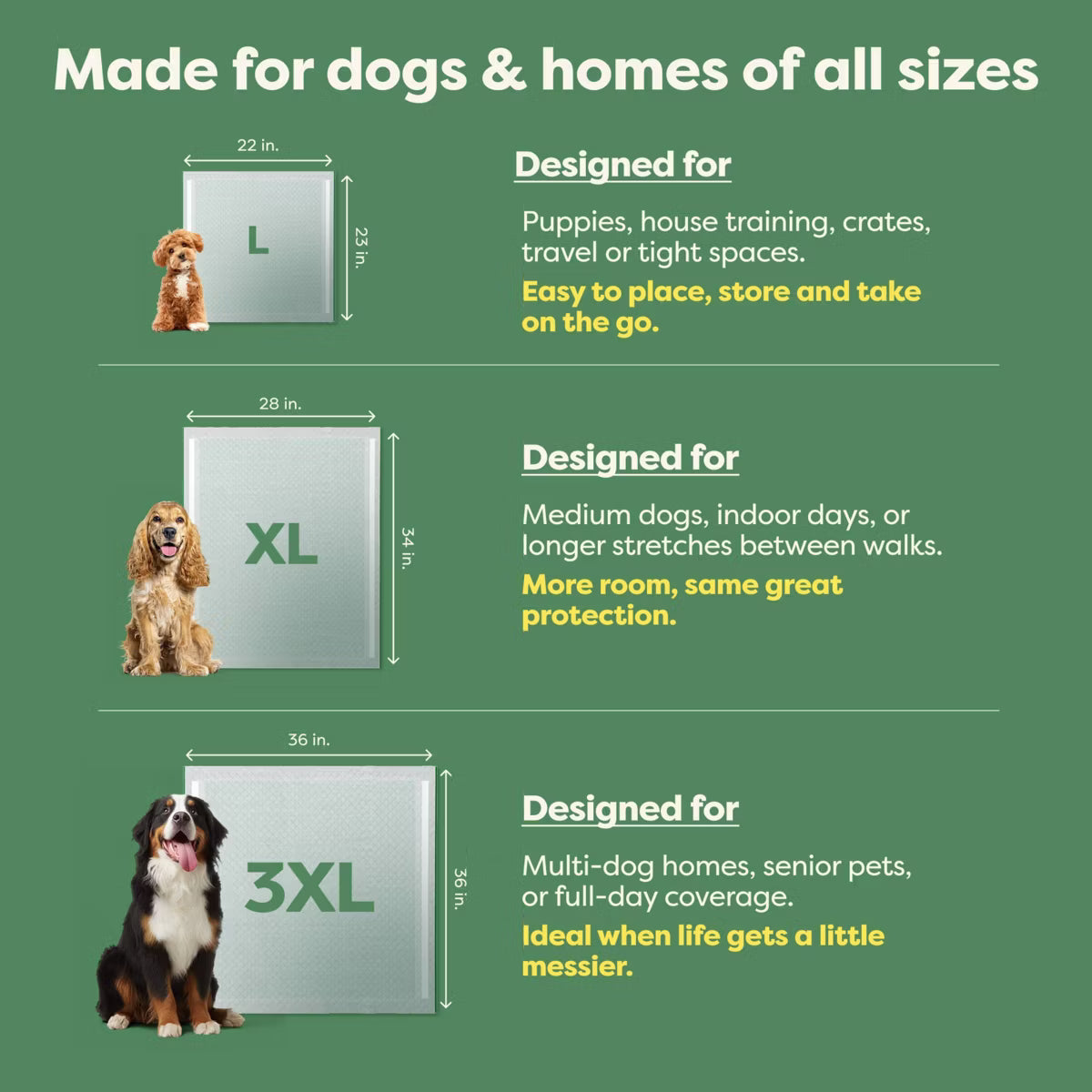 Dog Training Pads - 25ct