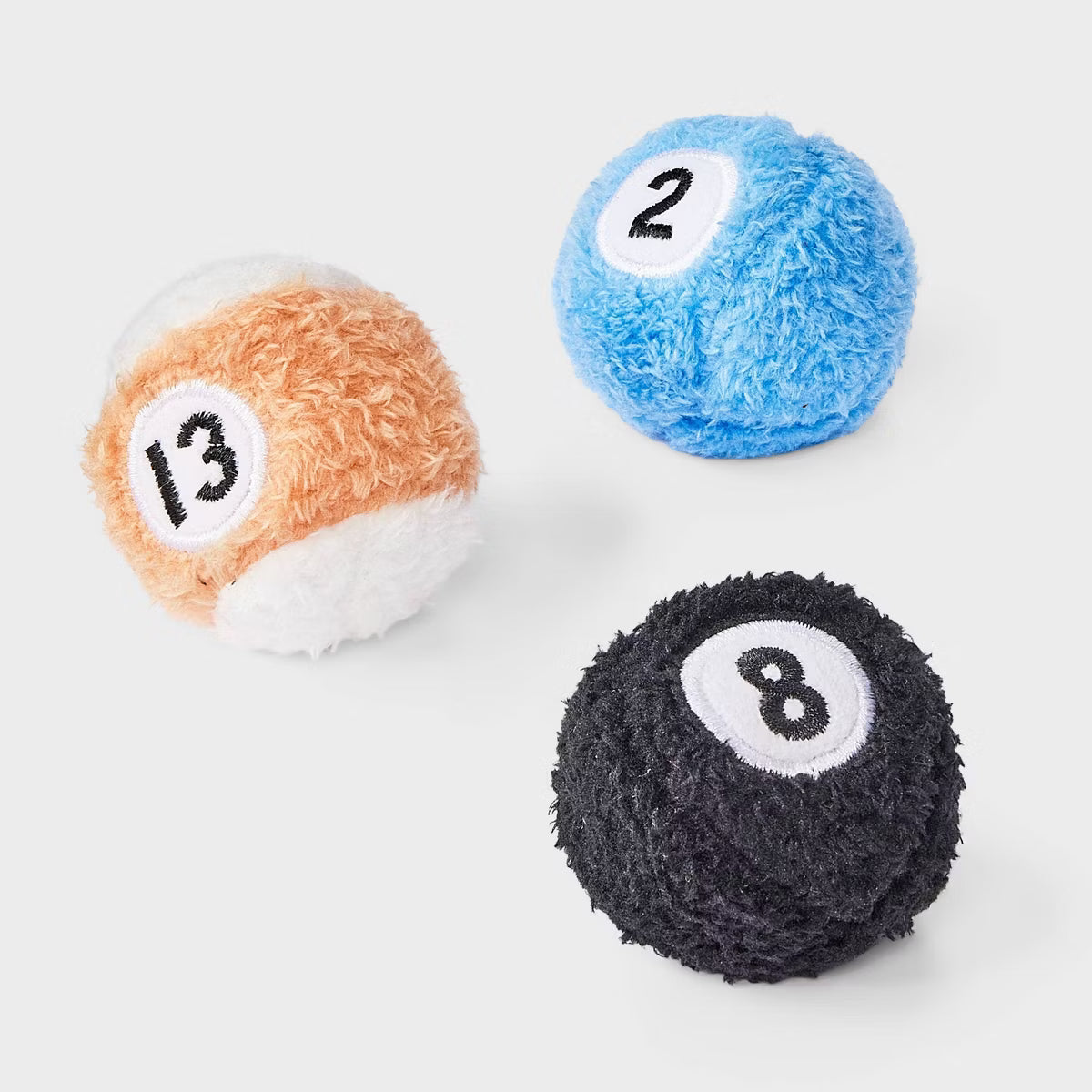 Novelty Fun 8 Ball Cat Toy 3ct