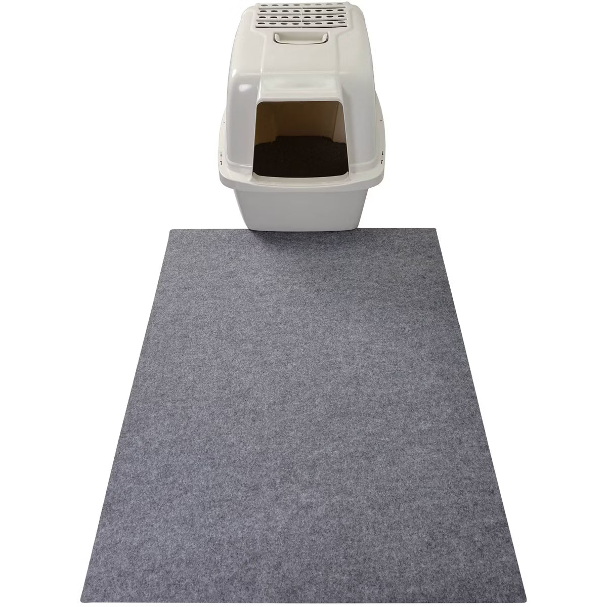 Litter Mat for Cats Light Gray