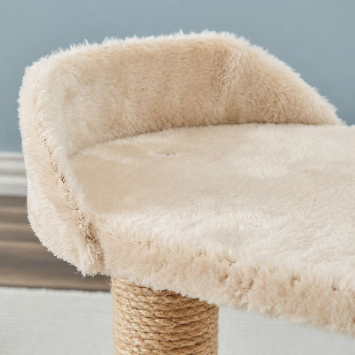 - Beige Scratching Post Cat Furniture - 18.5 in