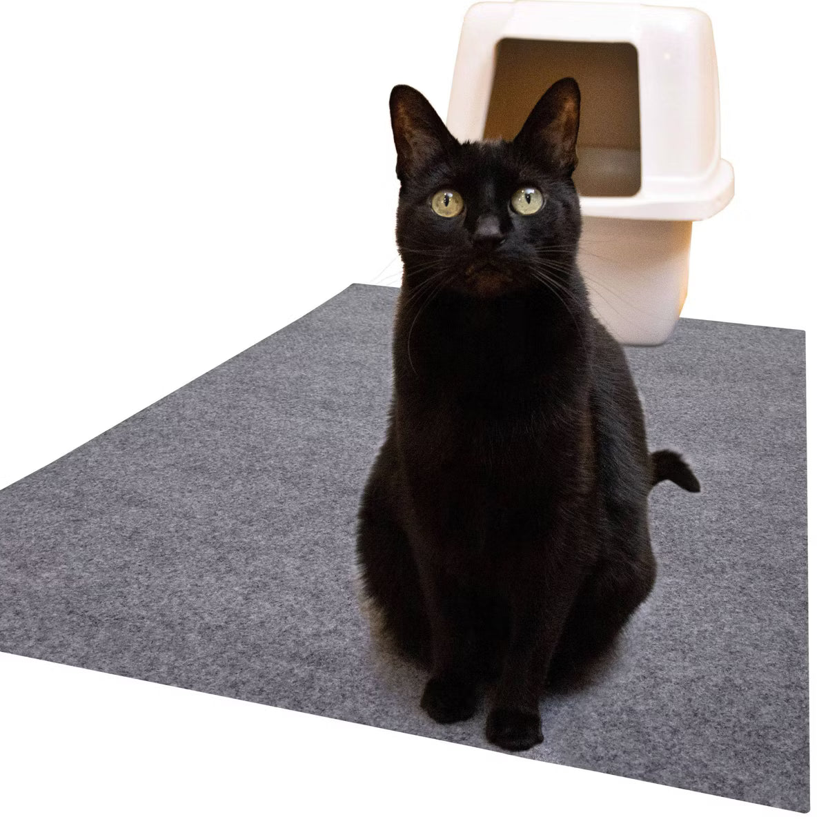 Litter Mat for Cats Light Gray