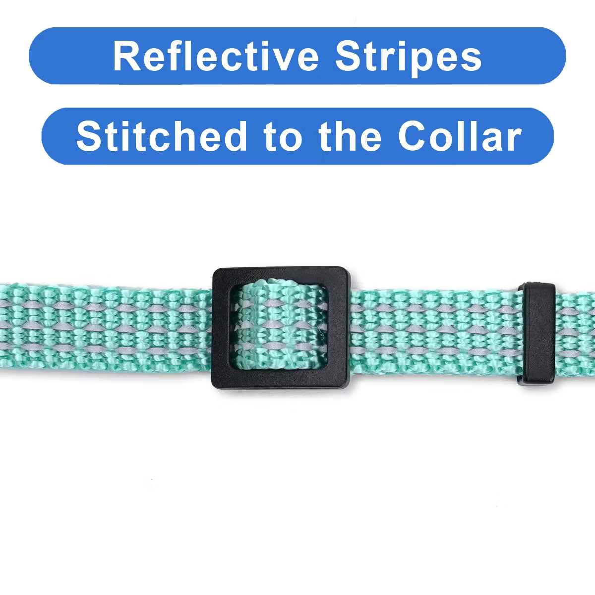 Reflective Cat Collar Teal