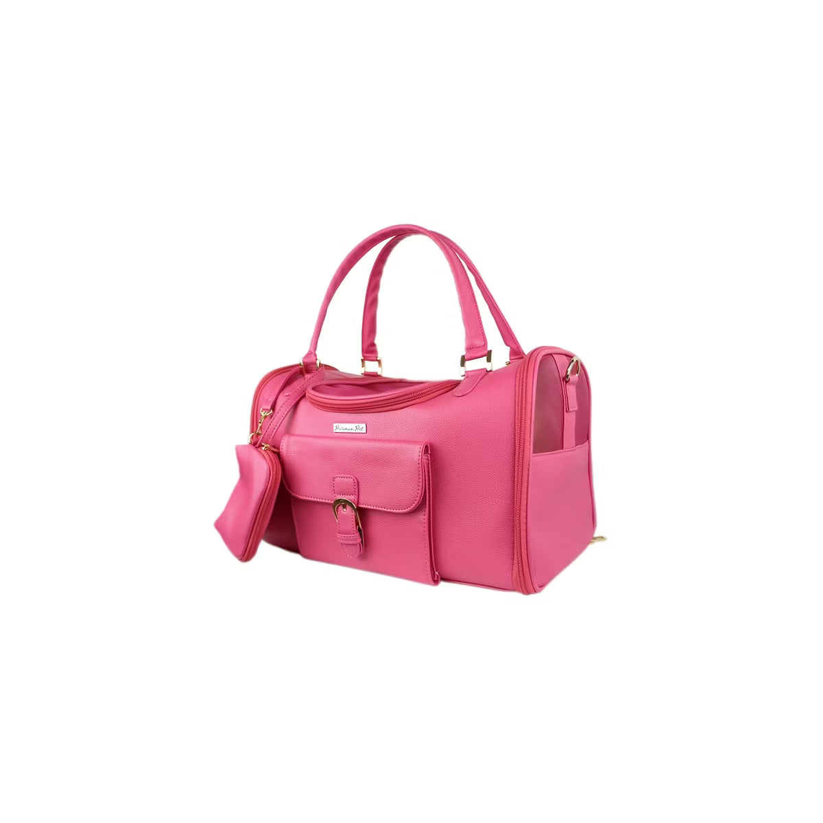 Comfortable and Soft Pink Pet Carrier for Cats
