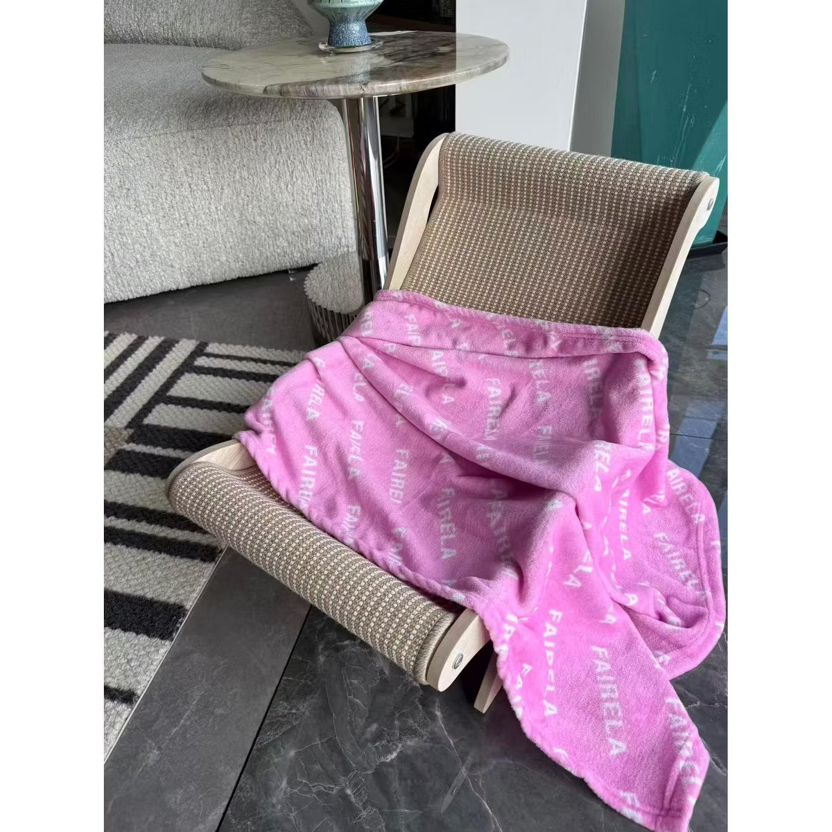 Soft Fleece Pet Blanket - Pink, 27.6 x 39.4