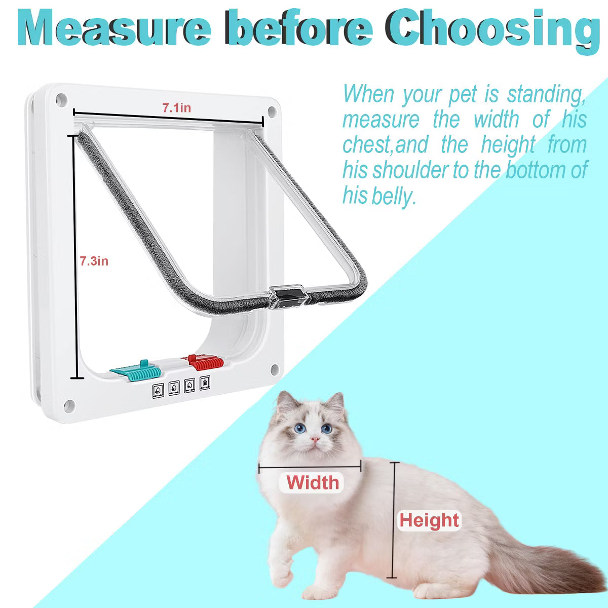 Cat Window Perch Catio with Windproof Cover