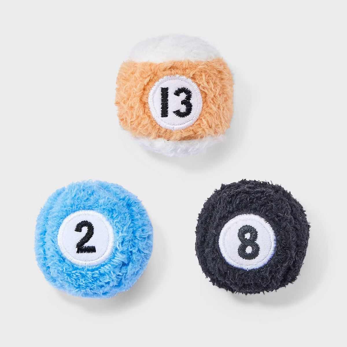 Novelty Fun 8 Ball Cat Toy 3ct