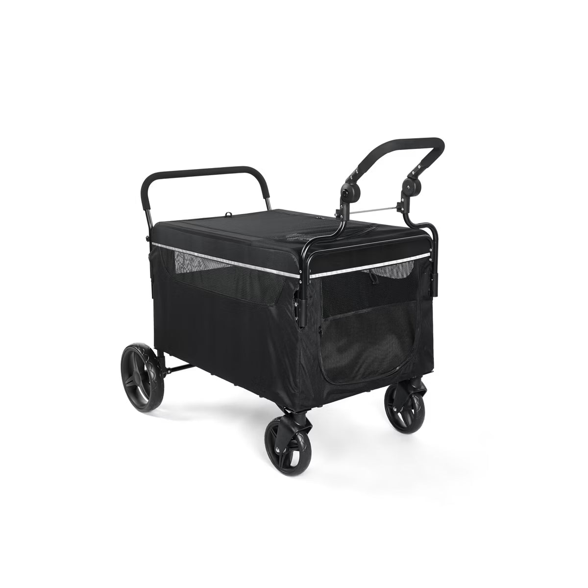 All Terrain Dog Stroller Wagon, Large & Medium Dog Pet Cart with Ramp