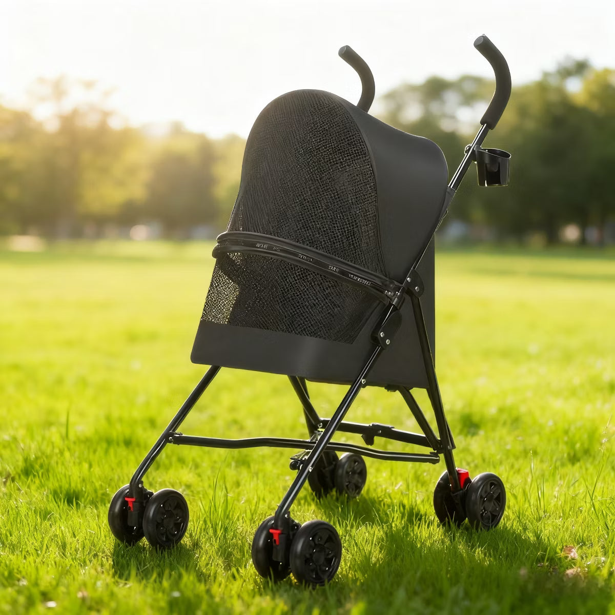 38.2-inch Pet Stroller (for Small Dogs and Cats