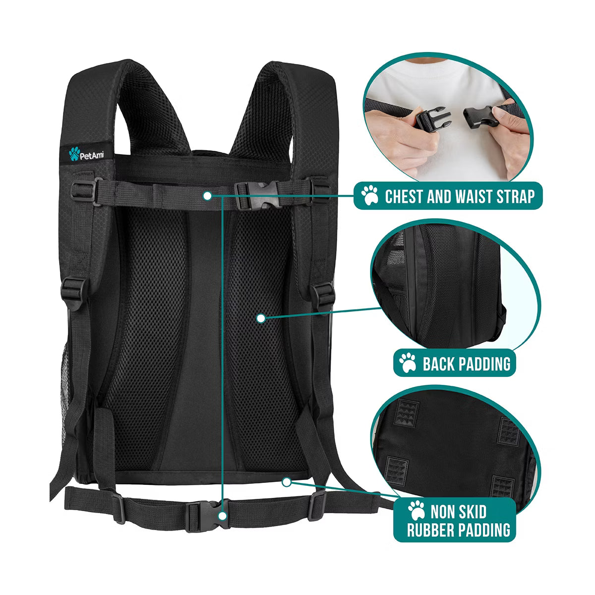 Premium Dog Backpack Carrier Small Large Cat Puppies