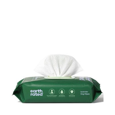 Earth Rated 100-count dog grooming wipes in lavender - image 2