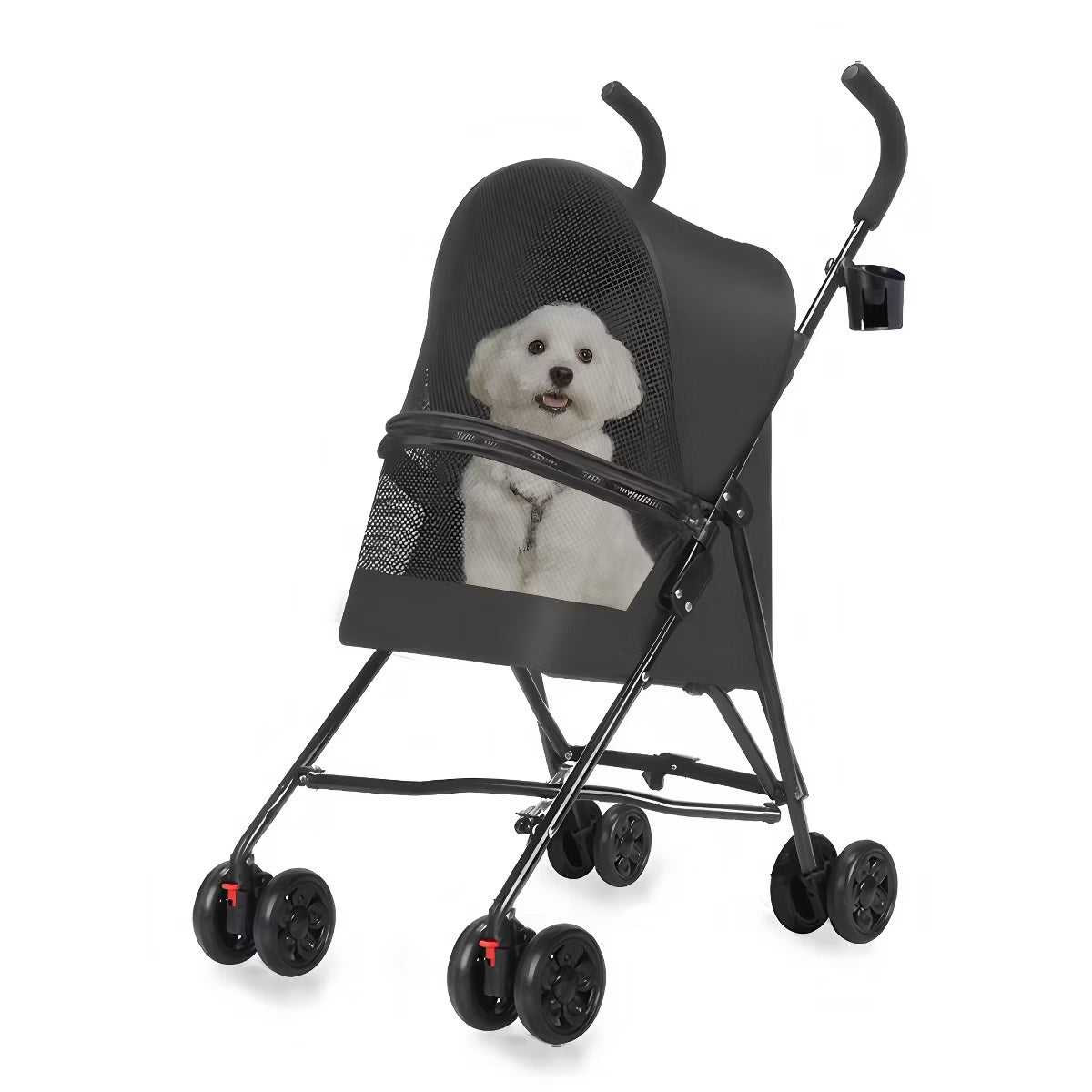 38.2-inch Pet Stroller (for Small Dogs and Cats