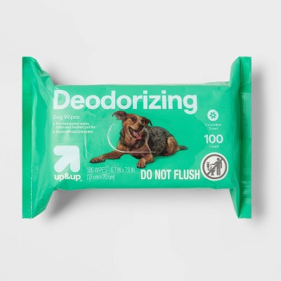 up&up deodorizing dog wipes 100 count