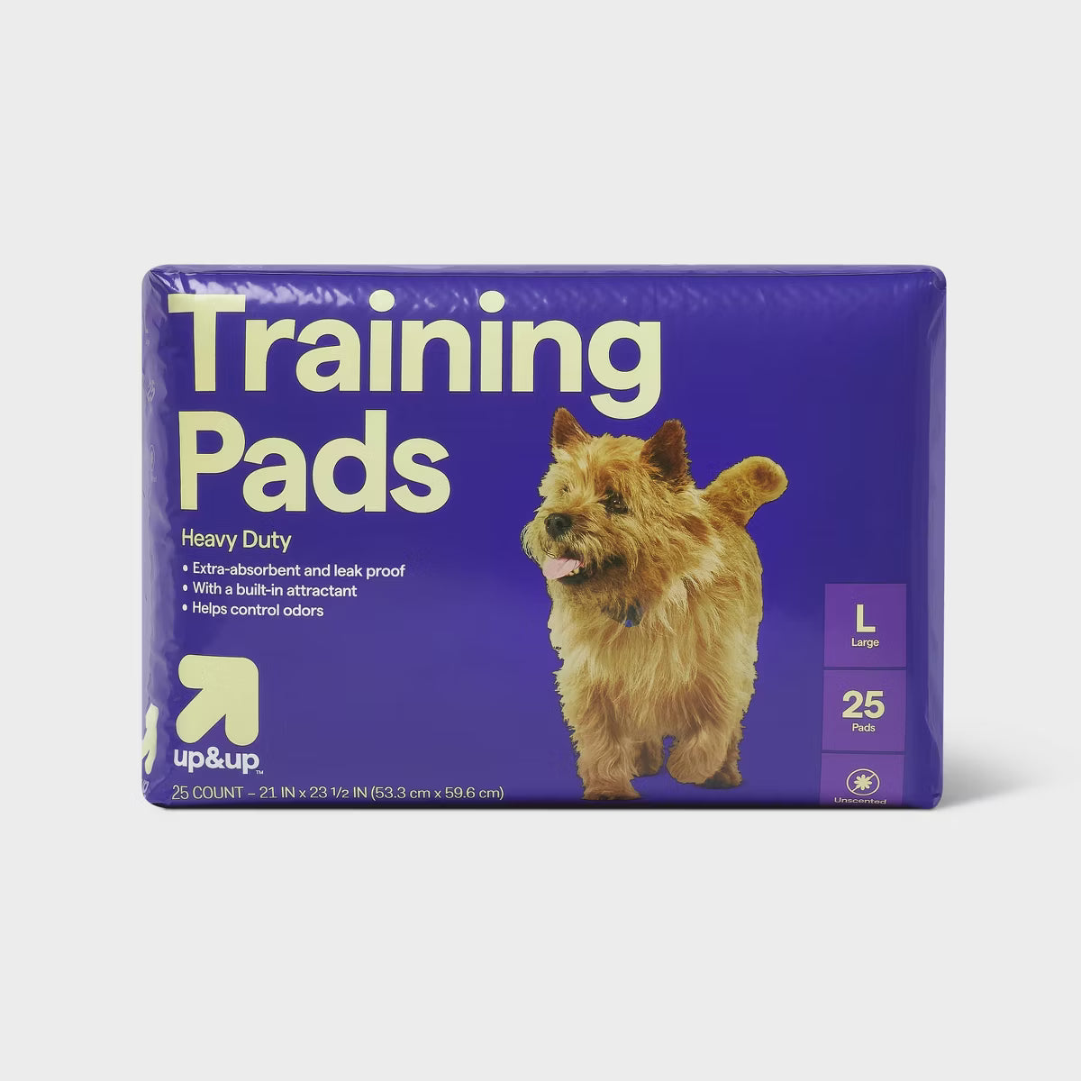 Puppy and Adult Dog Extra Absorbency Heavy Duty Training Pads - L