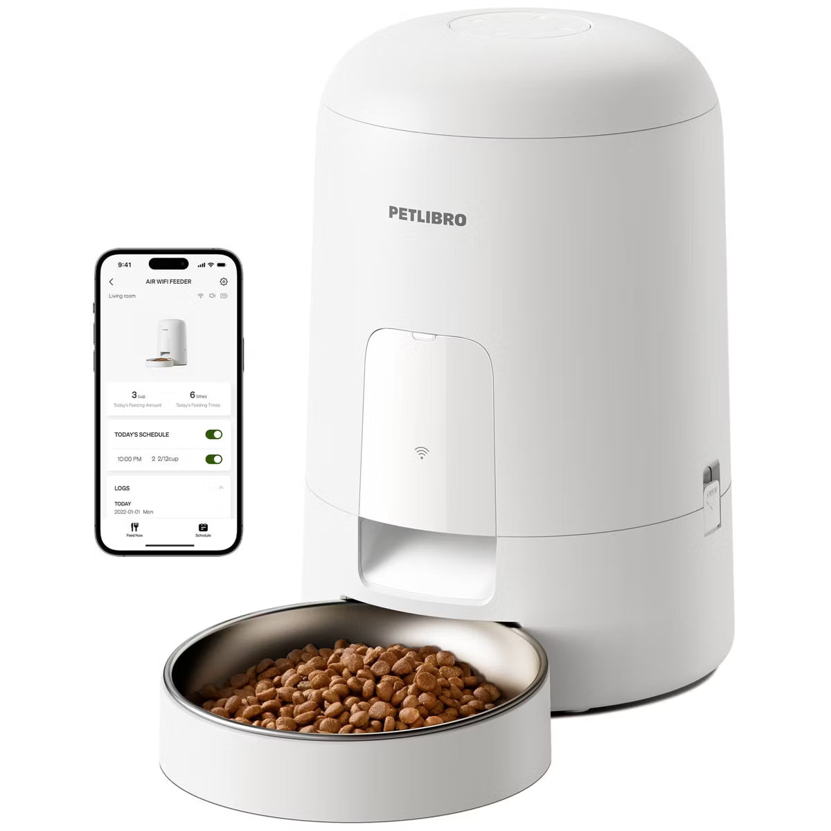 2L Wire Free Air Automatic WiFi Cat and Dog Automated Feeder