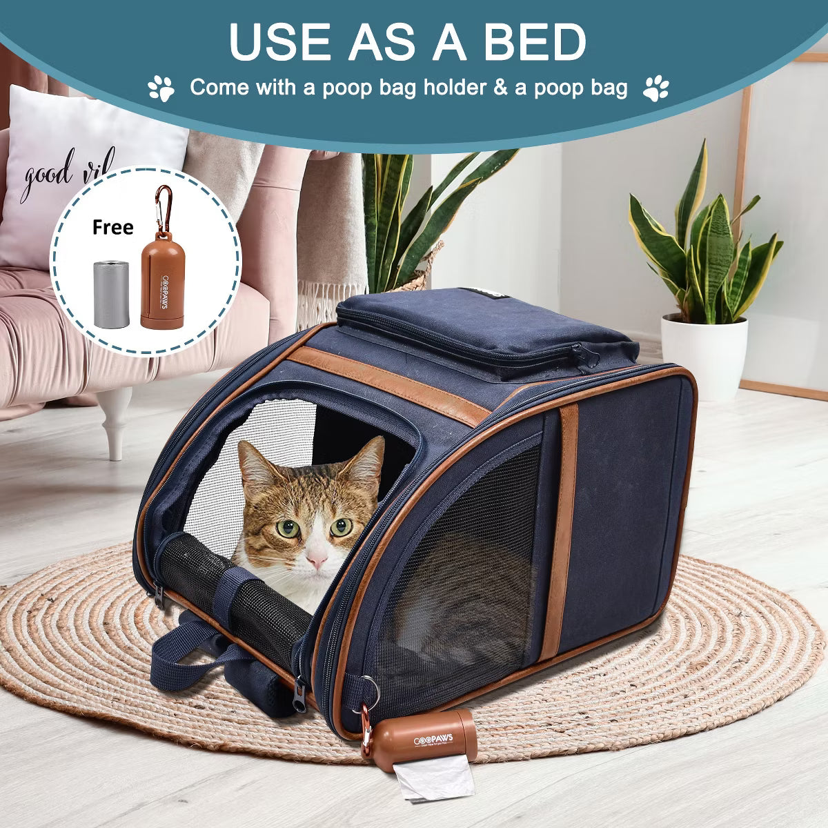 Pet Carrier Backpack for Dogs