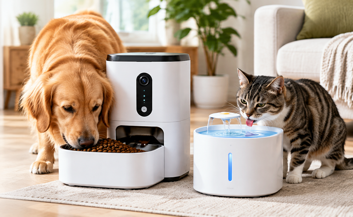 Automatic Pet Feeders & Fountains