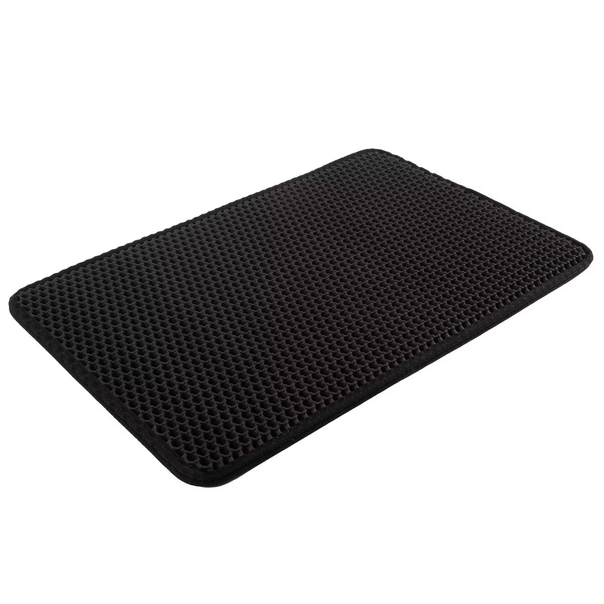 Waterproof Cat Litter Mat Black
