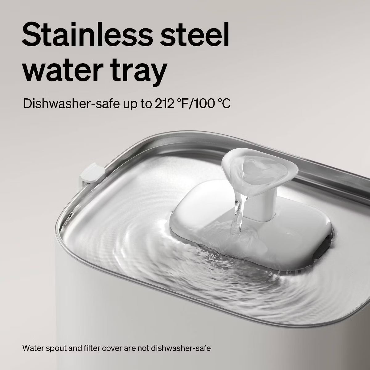 L Dockstream 2 Cordless Cat Automated Fountain - White