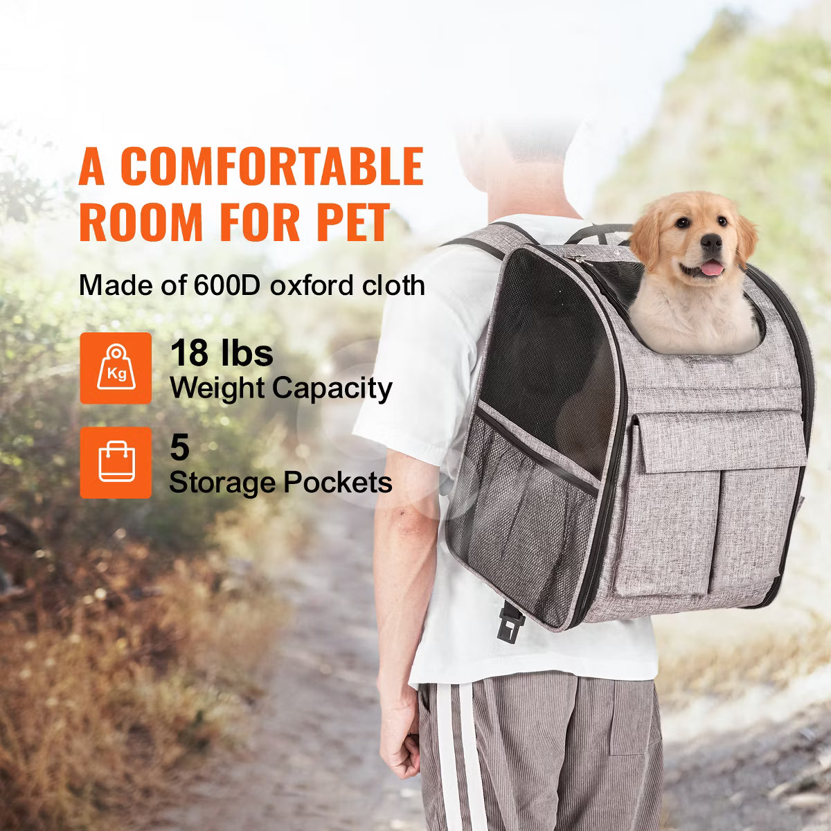 Backpack with Removable Wheels for Under 18LBS,