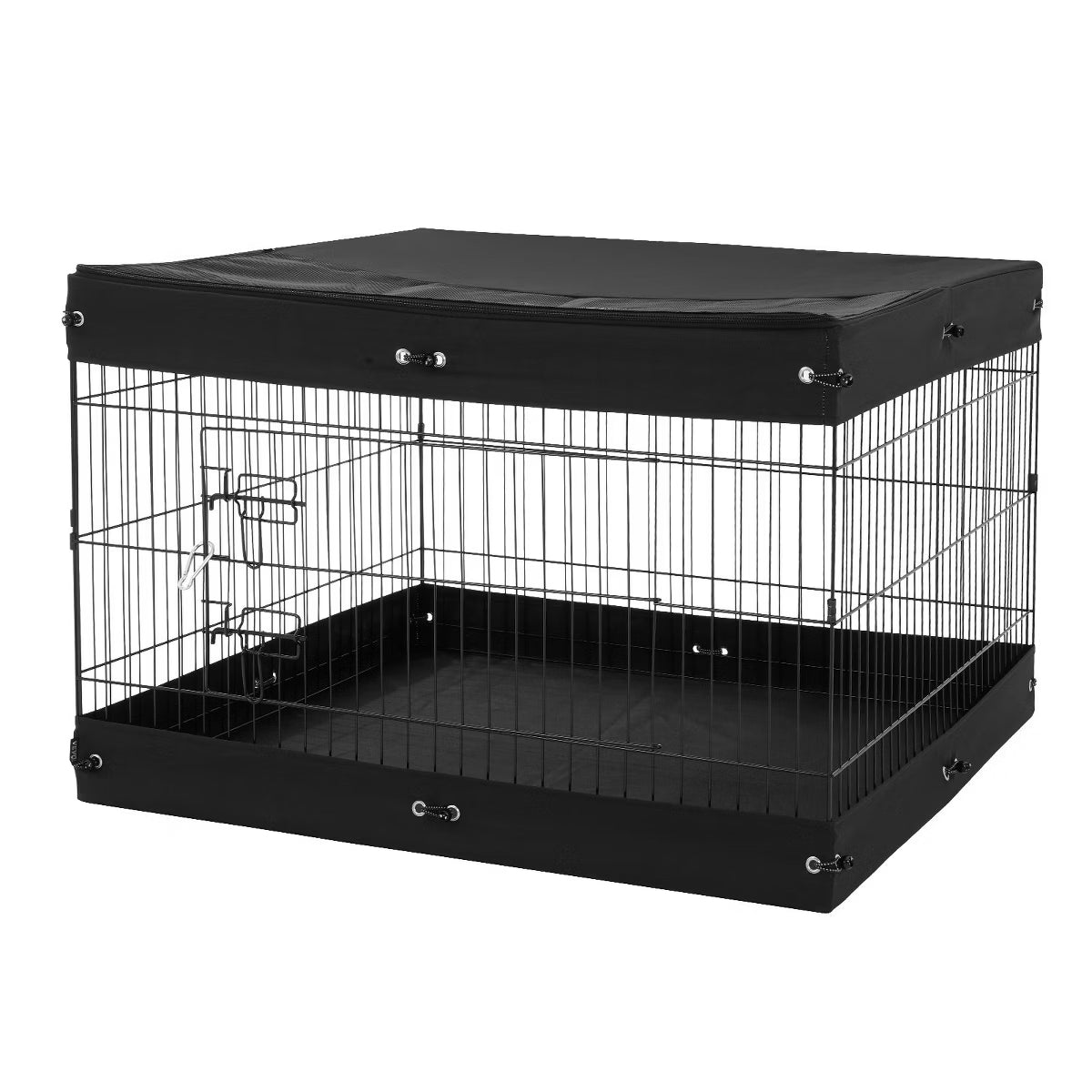 Foldable Metal Pet Cage with Door