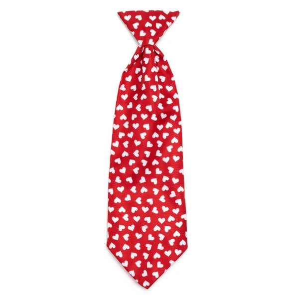 Hearts Neck Tie Adjustable Collar Attachment Accessory