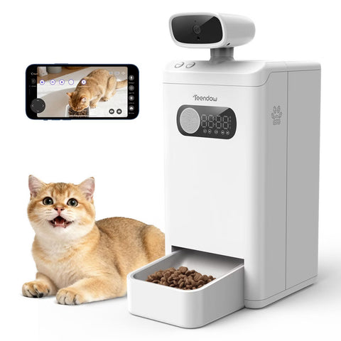Automatic Cat Feeder with Camera & AI Subscription