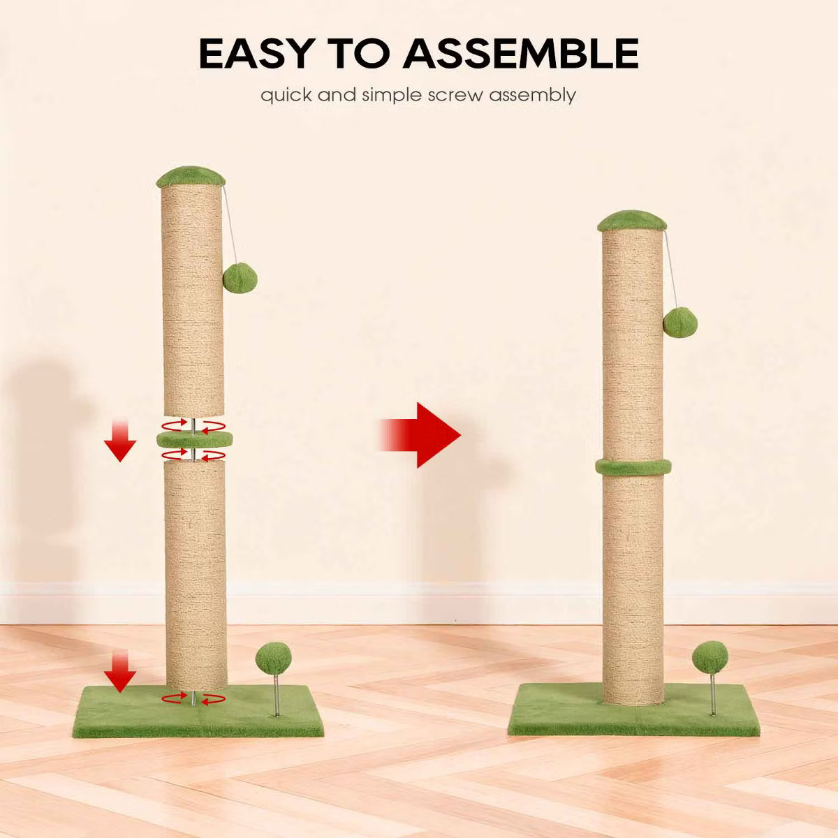 33 Inch Cat Scratching Post Cat